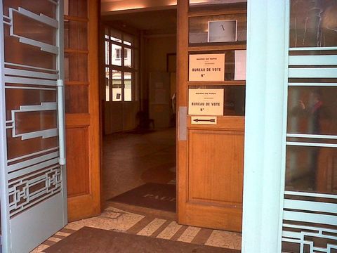 bureau de vote Paul Bert à Paris